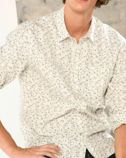 Chemise casual en Popeline Nala imprimée blanc/multicolore