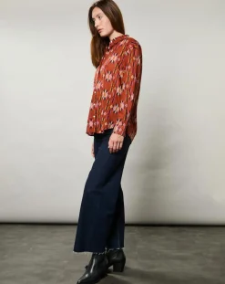 Chemise Cinema imprimée rouge