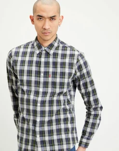 Chemise Classic en Coton à carreaux multicolore