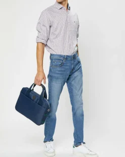 Chemise Classic Fit à carreaux blanc/rouge/bleu