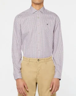 Chemise Classic Fit à carreaux blanc/rouge/bleu