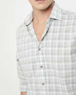 Chemise Classic Fit imprimée vert kaki