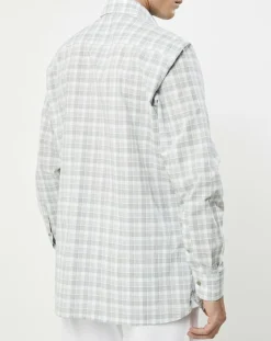 Chemise Classic Fit imprimée vert kaki