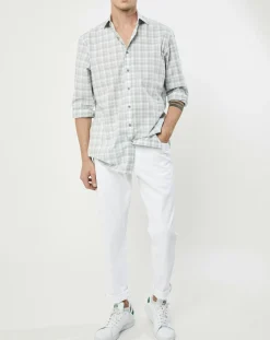 Chemise Classic Fit imprimée vert kaki