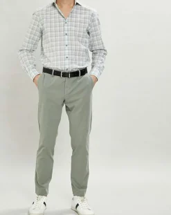 Chemise Classic Fit imprimée vert kaki