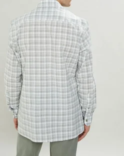 Chemise Classic Fit imprimée vert kaki