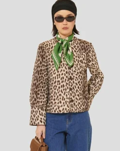 Chemise Coco léopard chocolat