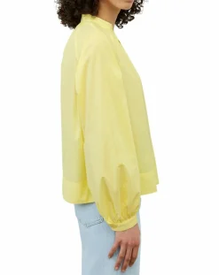 Chemise Col V en Coton Bio jaune