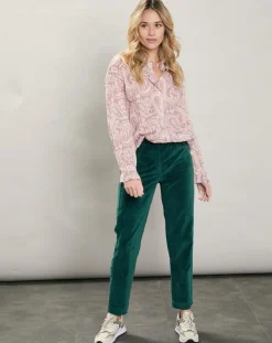 Chemise Comedy imprimée parme