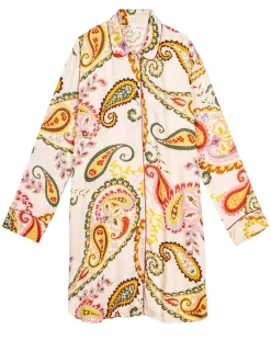 Chemise de nuit boutonnée Allegra multicolore