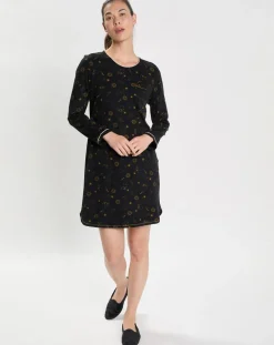 Chemise de nuit Céleste noire