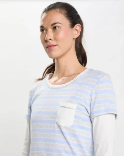 Chemise de nuit Hygge bleu ciel