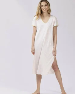 Chemise de nuit Lovinyou rose/écru