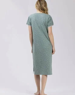 Chemise de nuit Morning verte