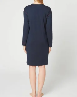 Chemise de nuit Slow bleu marine