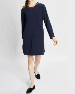 Chemise de nuit Teddy bleu marine