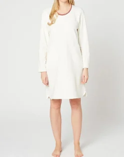 Chemise de nuit Teddy écrue
