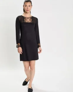 Chemise de nuit Vivienne noire