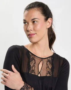 Chemise de nuit Vivienne noire