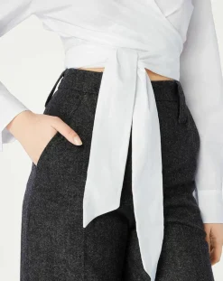 Chemise en Coton à nouer Adi blanche