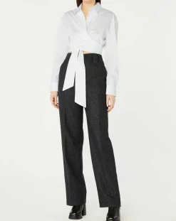 Chemise en Coton à nouer Adi blanche