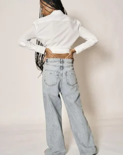 Chemise en Coton à nouer Adi blanche