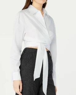 Chemise en Coton à nouer Adi blanche