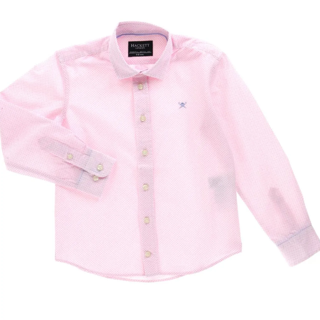 Chemise en Coton imprimée rose - T.2/7A
