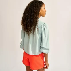 Chemise en denim Viviane bleu clair