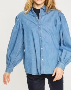 Chemise en Jean bleue