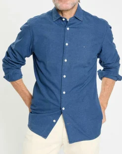 Chemise en Jean Slim Fit bleu moyen