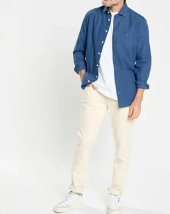 Chemise en Jean Slim Fit bleu moyen
