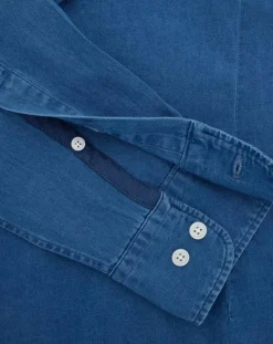 Chemise en Jean Slim Fit bleu moyen