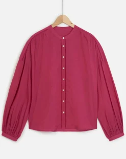 Chemise en Popeline Clarisse groseille