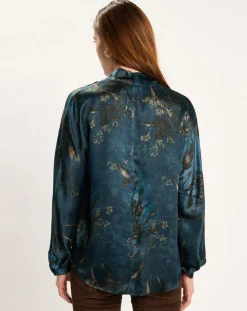 Chemise en Soie mélangée Moon kyoto