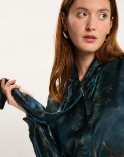 Chemise en Soie mélangée Moon kyoto