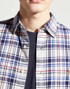 Chemise en Twill Regular Fit à carreaux multicolore