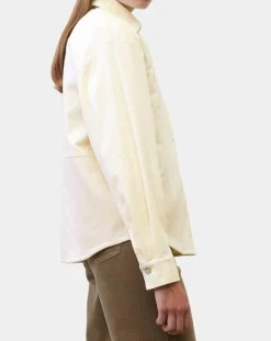 Chemise en Velours côtelé écrue