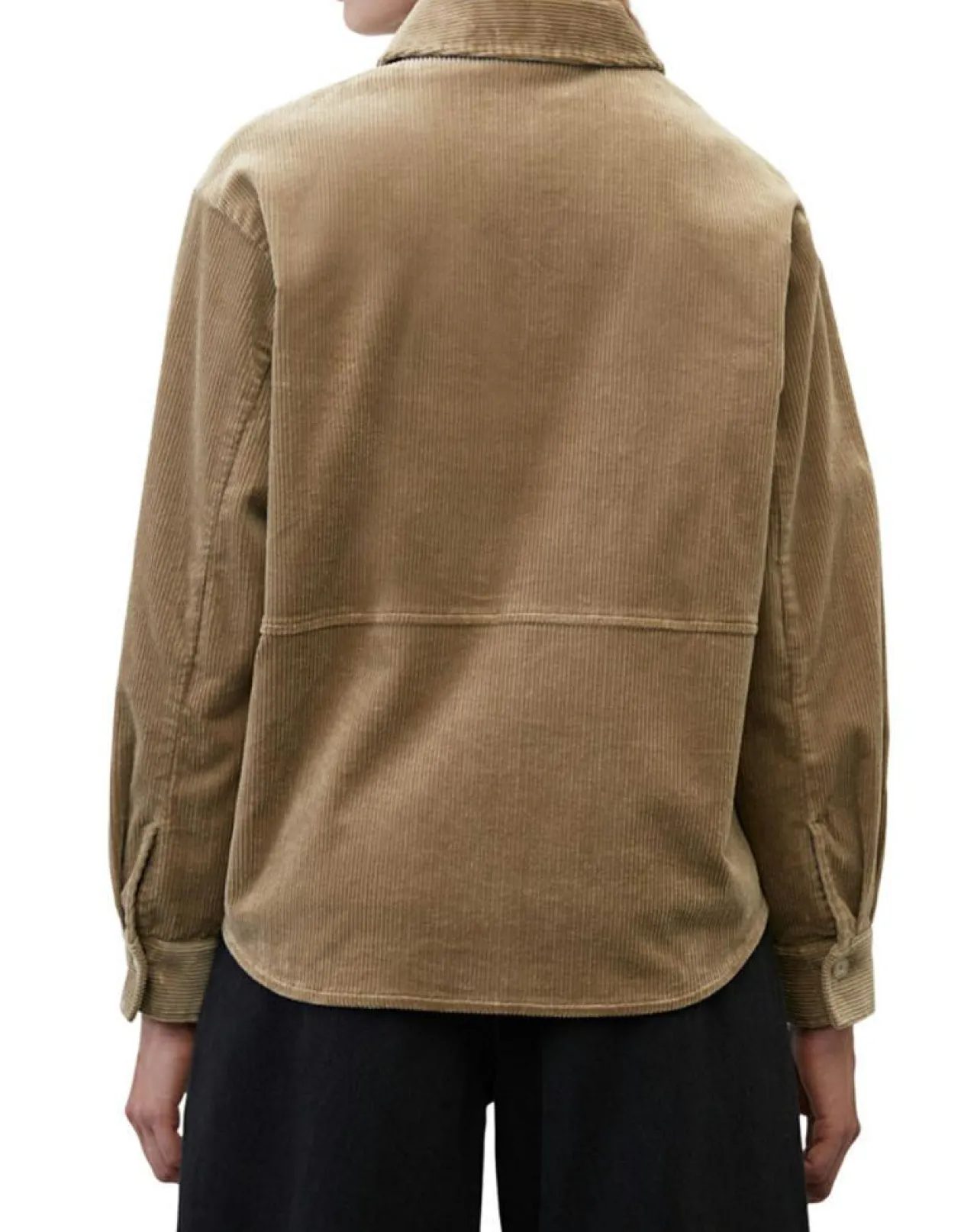 Chemise en Velours côtelé marron