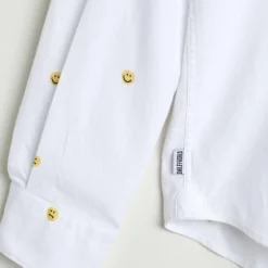 Chemise Ganix en Coton imprimée blanche