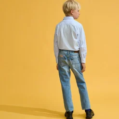 Chemise Ganix rayée bleue