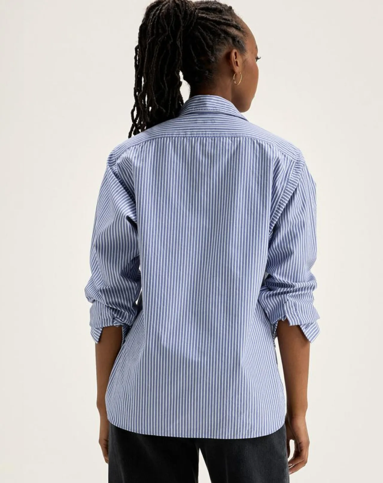 Chemise Gedeon rayée bleue