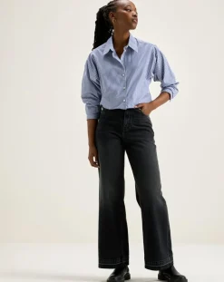 Chemise Gedeon rayée bleue