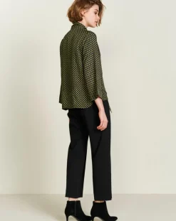 Chemise Handers imprimée noir/jaune