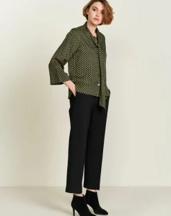 Chemise Handers imprimée noir/jaune