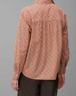 Chemise imprimée all-over rouge