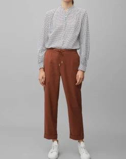 Chemise imprimée blanc/bleu