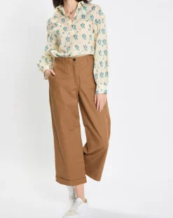 Chemise imprimée blanc/bleu