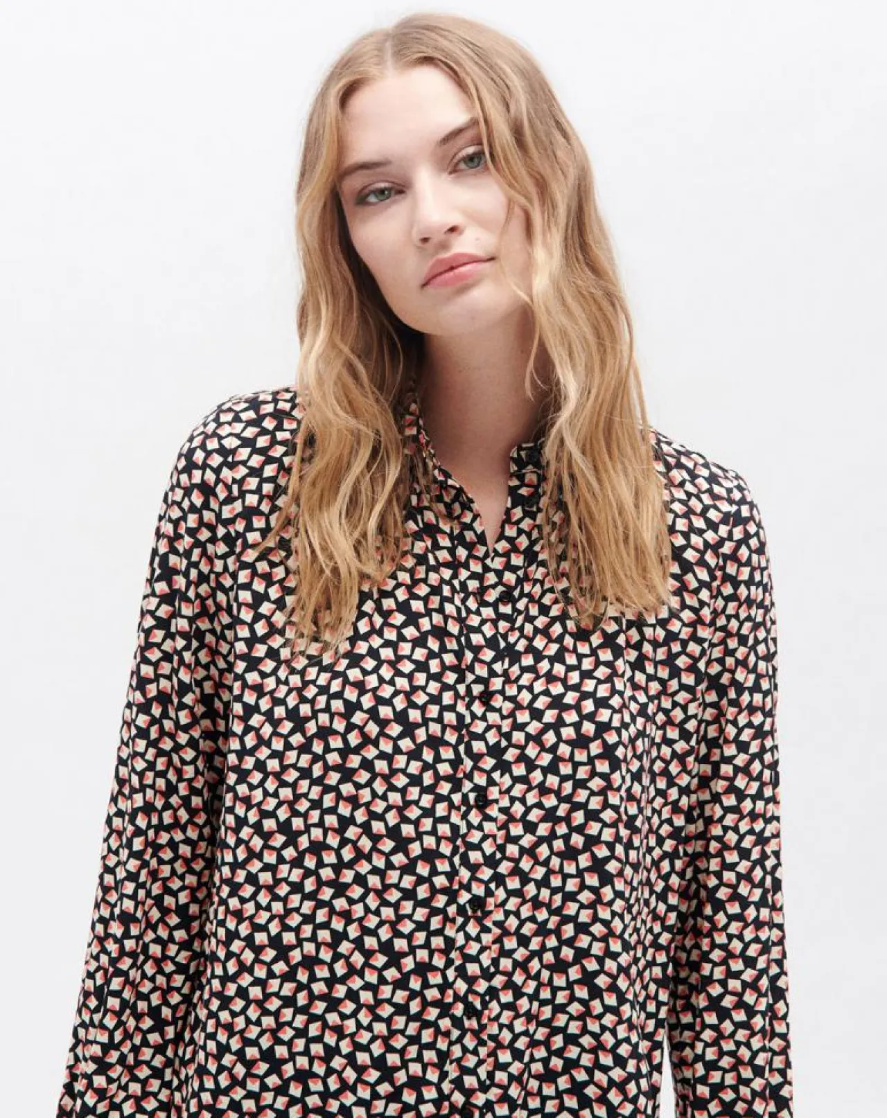 Chemise Katherine imprimée noire