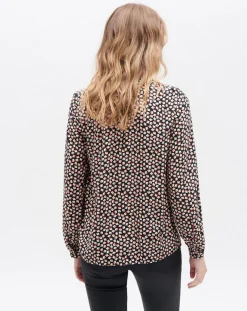 Chemise Katherine imprimée noire
